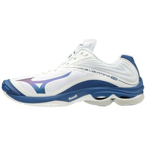 Mizuno Wave Lightning Z6 Παπουτσια Βολλευ Ανδρικα - Ασπρα/Μπλε